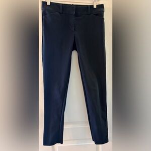 LOFT Marina Black Slim High-Rise Pants